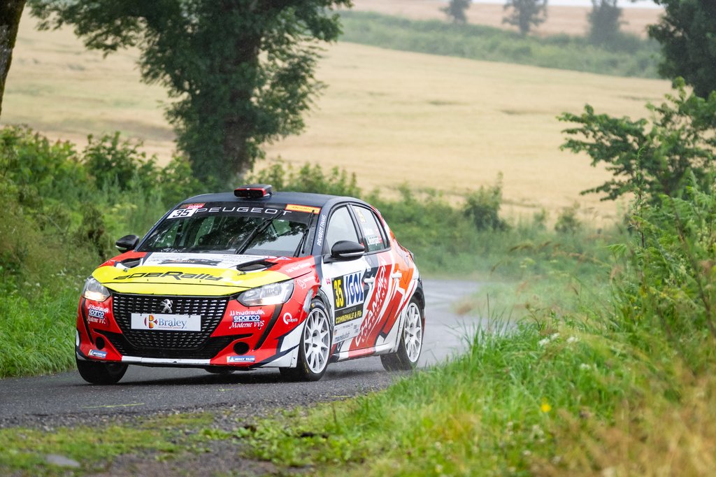 Jacob Madsen og Line Nedergaard under Rallye Aveyron
(Foto: Ugo Breysse)